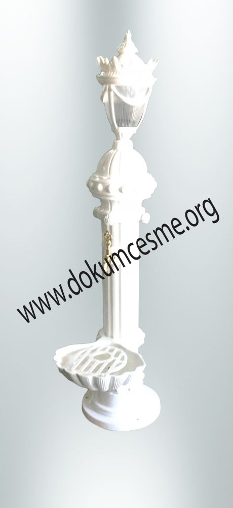  BEYAZ DOKUM BAHÇE CESMESİ