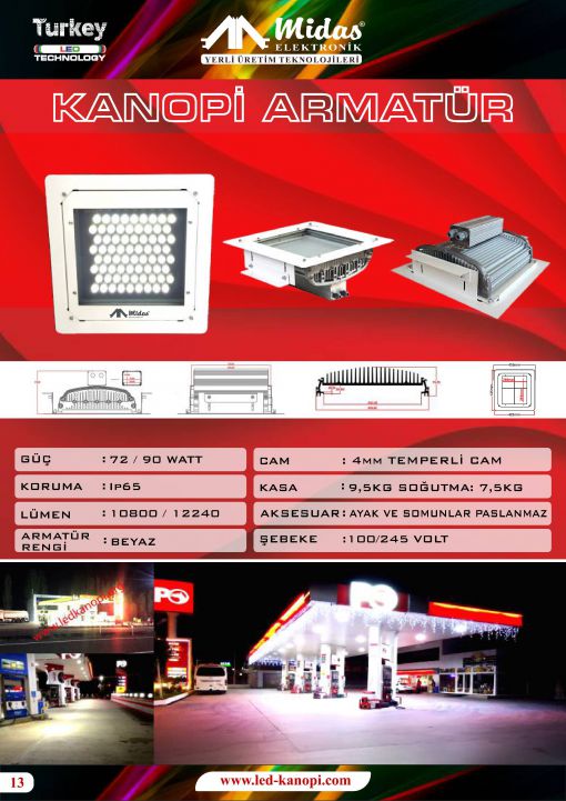  led kanopi